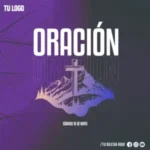 Fé y oración - plantilla de Photoshop