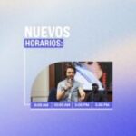 Plantilla de Nuevos Horarios Horizontal para la Congregación