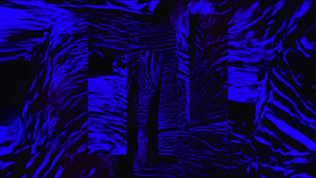 Deep Blue Abyss - Fractured Square: Worship Background Video Loop para Church Graphics