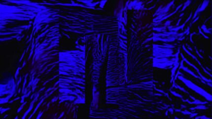 Deep Blue Abyss - Fractured Square: Worship Background Video Loop para Church Graphics