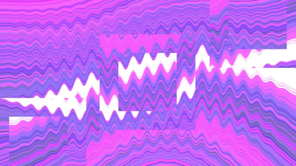 Fondo Animado Glitchscape Symphony - Static Slash para Worship y Presentaciones en Iglesia