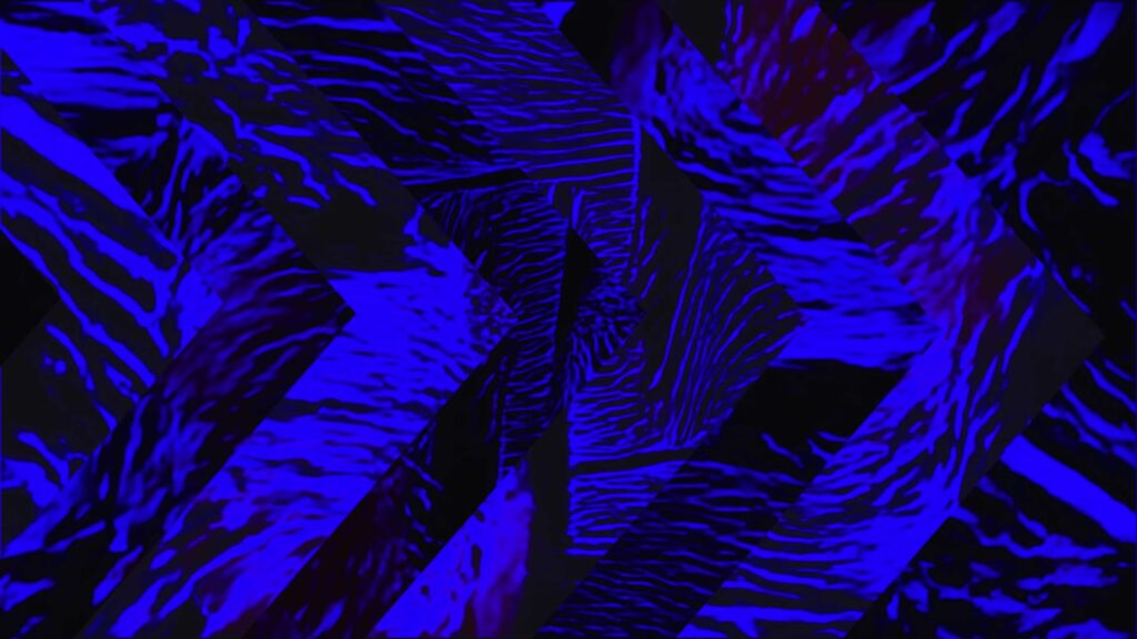 Fondo Animado 'Deep Blue Abyss - Indigo Bar' para Worship: Video Loop para Iglesias en ProPresenter y OBS