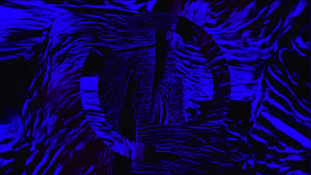 Fondo Animado 'Deep Blue Abyss - Shattered Reality' para Worship: Loop Gráfico para Iglesia en ProPresenter, Vmix y OBS