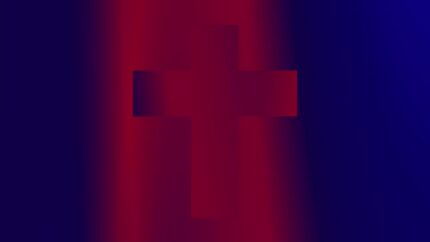 Midnight Bloom - Crimson Cross: Impactante Fondo Animado para Worship en ProPresenter y OBS