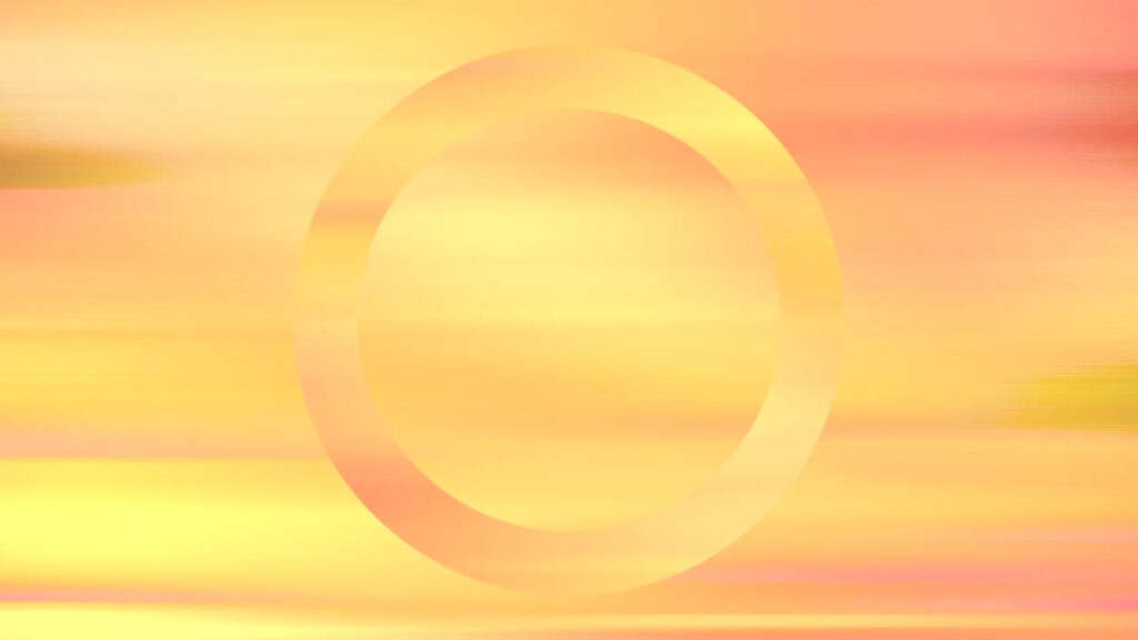 Sunrise Serene Solar Ring Fondo Animado