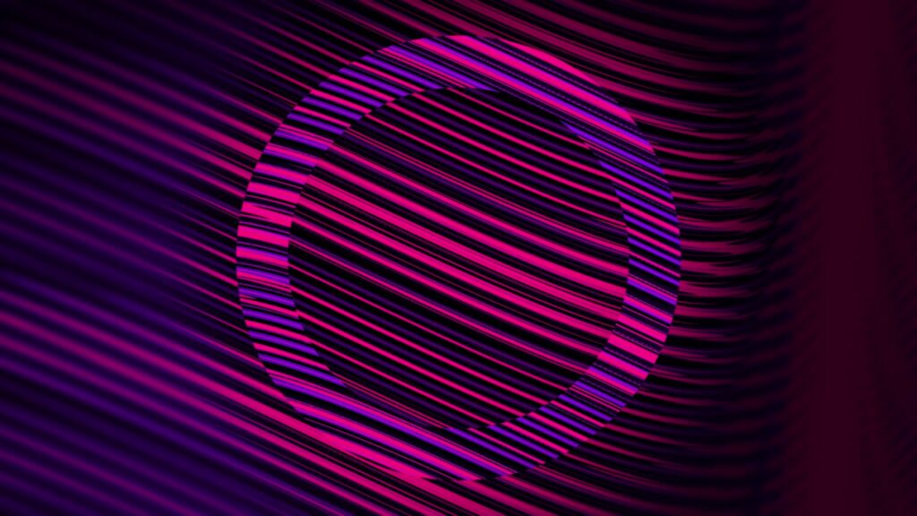 Fondo Animado Hypnotic Depths - Violet Vortex para Worship y ProPresenter