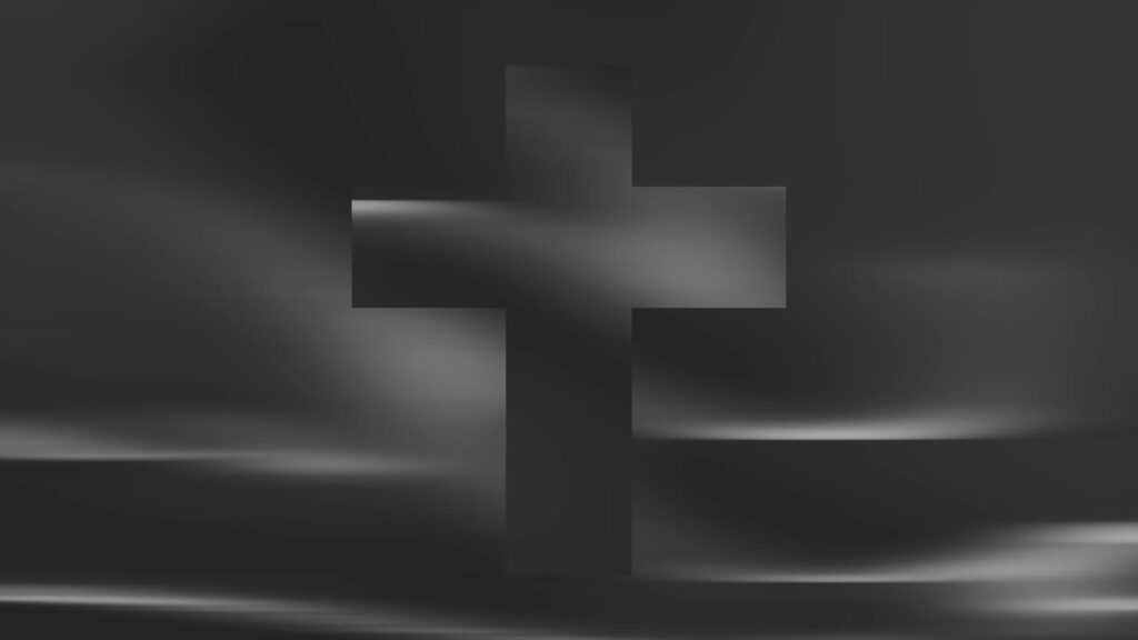 Silver Fluid - Holy Cross: Fondo Animado para Worship background en Iglesias