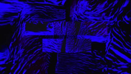 Fondo Animado Cristiano 'Deep Blue Abyss - Diamond Distortion' para Worship en ProPresenter y OBS