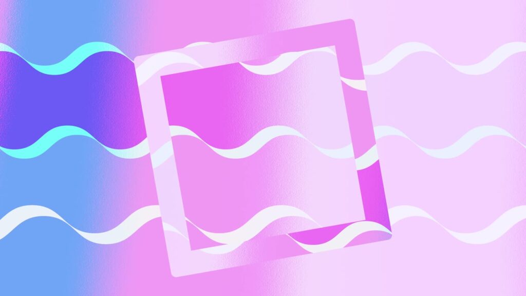 Dreamwave Lines - Tilted Frame: Fondo Animado para Worship en ProPresenter y OBS
