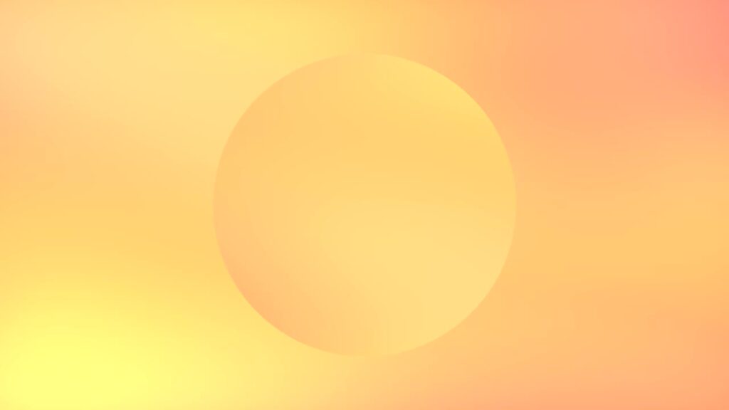 Golden Hour Solar Disc Background