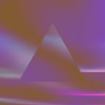 Christian Video Loop Background - Holographic Triangular - Motion Video Loop