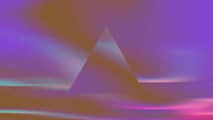 Christian Video Loop Background - Holographic Triangular - Motion Video Loop