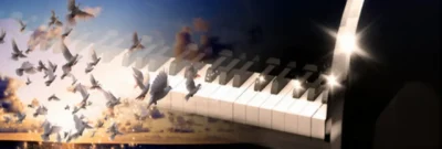 Alex Campos en un escenario, con luces brillantes y un público emocionado por su música cristiana