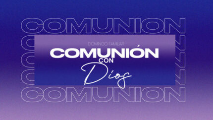 cabecera de video o diapositiva para presentaciones de fe en color violeta