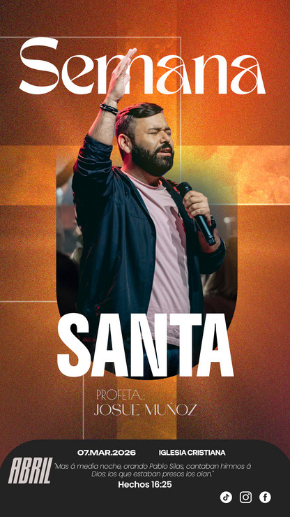 Imagen de portada para historia de Instagram sobre plantilla de semana santa religiosa