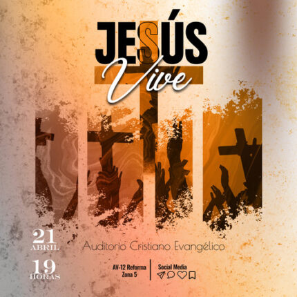 Miniatura de la plantilla para evento de adoración con degradado grunge.