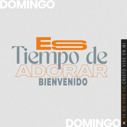 plantilla de publicación en redes sociales para eventos de adoración modernos