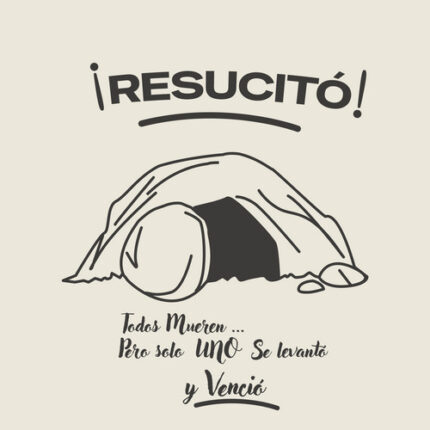 plantilla de diseño para redes sociales de la Resurrección