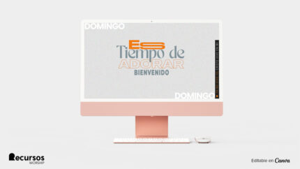 maqueta de publicación ancha para Facebook y canales de adoración