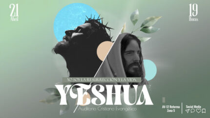 Banner panorámico conmemorativo de la Resurrección para celebraciones cristianas