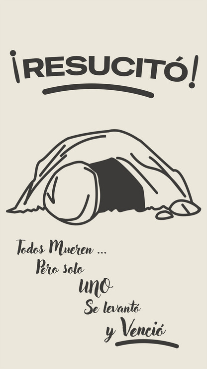 diseño vertical de pascua para historias de redes sociales cristianas