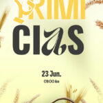 flyer digital personalizable de primicias para iglesias diseño minimalista