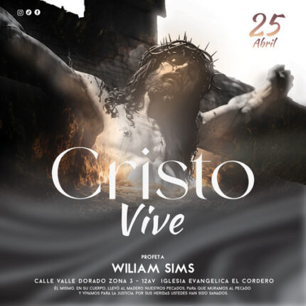 Vista en miniatura de la plantilla de adoración moderna Jesús Vive para Semana Santa