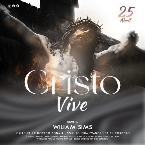 Vista en miniatura de la plantilla de adoración moderna Jesús Vive para Semana Santa