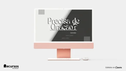 Recurso Visual para Projetores | Temática Elegante 16:9 Canva — mockup, 16:9