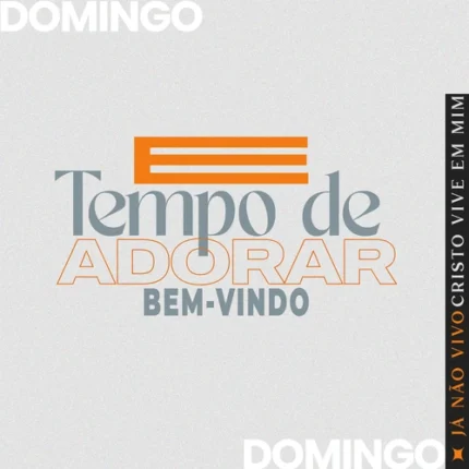 Modelo para Eventos de Adoração | Design Azul Moderno 1:1 Canva — miniatura, 1:1