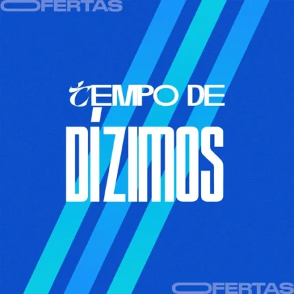 Modelo para Incentivar o Dízimo | Estilo Azul Moderno 1:1 Canva — miniatura, 1:1