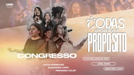 Fundo para Projetor de Culto | Design Espiritual Moderno 16:9 PSD — miniatura, 16:9