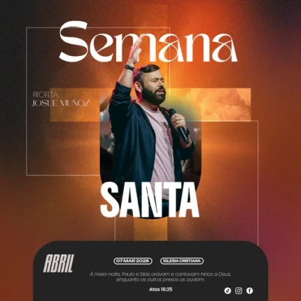 Modelo para Eventos de Semana Santa | Design Elegante 1:1 Canva — miniatura, 1:1