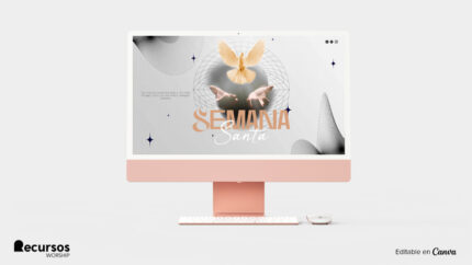 montaje fotográfico de escritorio con gráfica de aves mensajeras y estilo de vanguardia