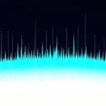 Textura neon azul horizontal fondo dark abstracto stock