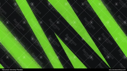 Bandas diagonales spray aerosol verde neon brillante fondo negro textura bordes efecto pintura pared urbana horizontal plano frontal graffiti street art energia urban textura
