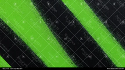 Bandas diagonales anchas spray verde neon uniforme suave cobertura amplia fondo negro horizontal plano frontal graffiti mural urbano denso alta saturacion textura street art