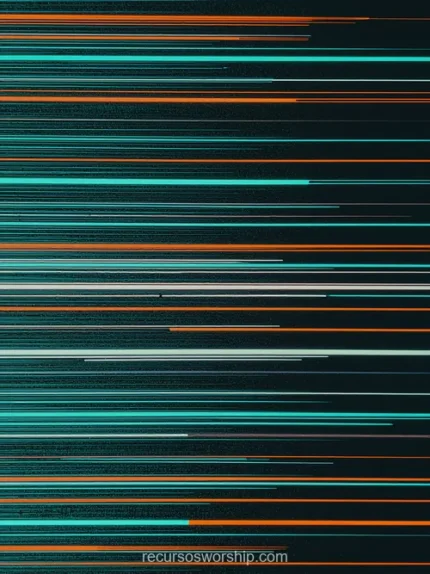 Trazos horizontales alta velocidad teal cian naranja fondo negro oscuro speed lines motion blur horizontal cinetico abstracto overlay accion motion graphics