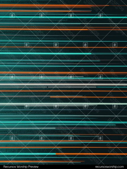 Trazos horizontales alta velocidad teal cian naranja fondo negro oscuro speed lines motion blur horizontal cinetico abstracto overlay accion motion graphics