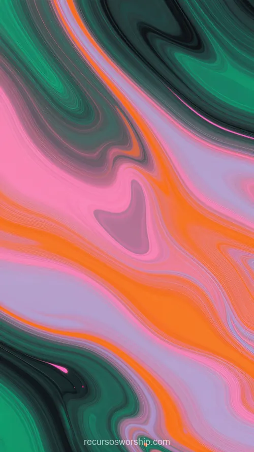 Marmol Liquido Verde Oscuro Rosa Salmon Naranja Lavanda Negro Vetas Fluidas Vertical Artistico Multicolor Marmol liquido verde oscuro rosa salmon naranja lavanda fondo negro vetas fluidas entrelazadas vertical multicolor fluido artistico overlay