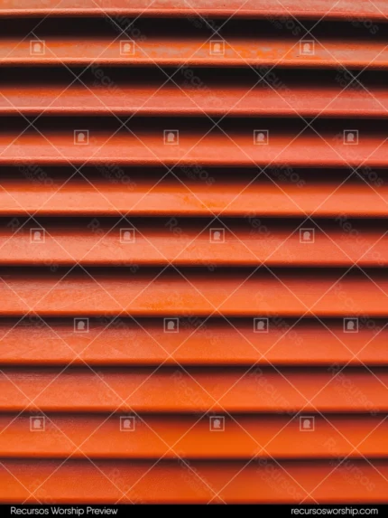 Estrias horizontales paralelas metal plastico naranja marron terracota sombras suaves vertical plano detalle industrial panel estriado arquitectura construccion overlay fondo