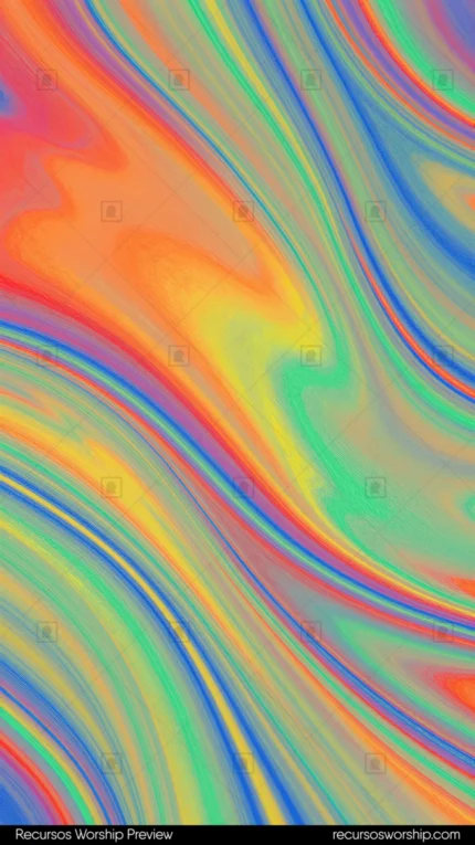 Marmol liquido multicolor naranja verde lima cian rosa amarillo ondas fluidas pintura agua vertical abstracto alta cromatica artistico vibrante overlay