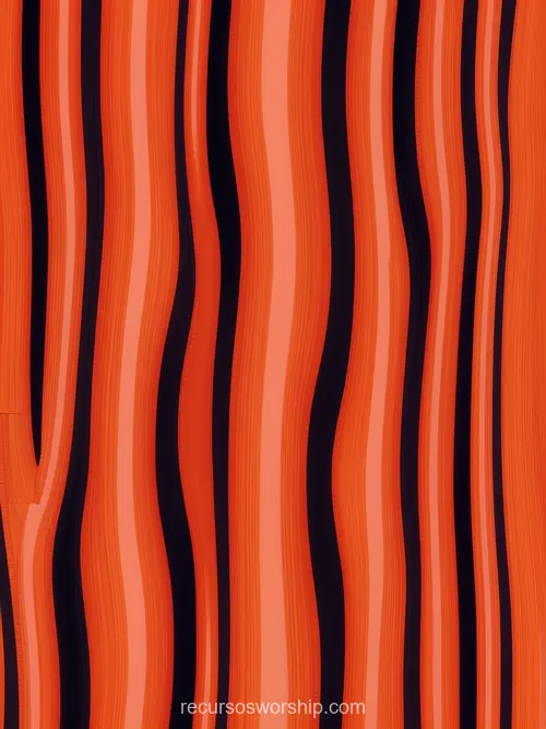 Ondas Sinusoidales Naranja Rojo Negro Alternadas Glitch Barras Fluidas Vertical Alta Densidad Wave Ondas verticales sinuosas naranja rojo negro alternadas distorsion onda glitch barras vertical alta densidad energetico abstracto overlay