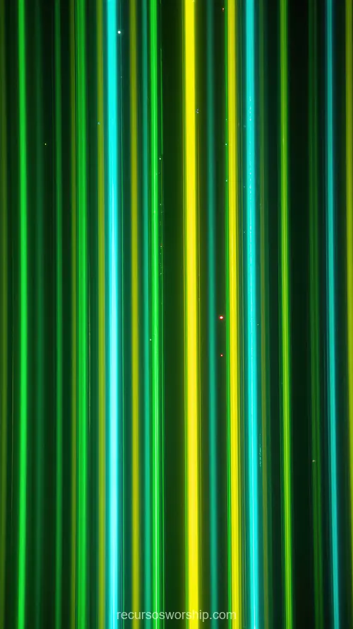 Barras Verticales Paralelas Neon Verde Lima Amarillo Lima Fondo Verde Oscuro Vertical LED Vibrante Barras verticales paralelas luz neon verde lima amarillo lima fondo verde oscuro vertical LED alta saturacion vibrante club escenario overlay