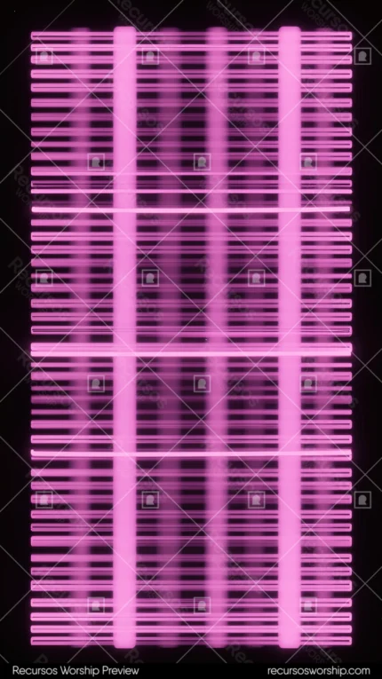 Cuadricula lineas horizontales verticales neon rosa magenta brillante fondo negro malla luminosa LED grid vertical regular overlay gaming tecnologia
