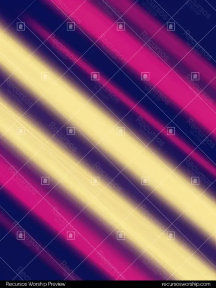 Bandas diagonales motion blur rosa magenta intenso crema amarillo azul indigo oscuro fondo azul profundo vertical detalle dinamico cinematografico velocidad acelerada textura diseno overlay