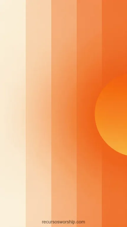 Franjas verticales shutter degradado crema beige naranja circulo solar naranja prominente cuadrado detalle calido estructurado atardecer geometrico editorial textura diseno fondo overlay