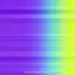 Gradiente espectral horizontal morado violeta izquierda amarillo naranja derecha lineas horizontales finas glitch suave detalle cromatico vibrante arcoiris fotoelectrico analogico textura diseno