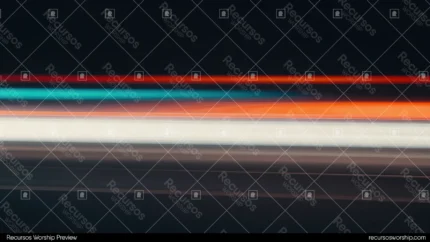Trazos horizontales luz larga exposicion cian teal naranja rojo blanco fondo gris oscuro nocturno horizontal detalle cinetico urbano light trails long exposure textura diseno overlay