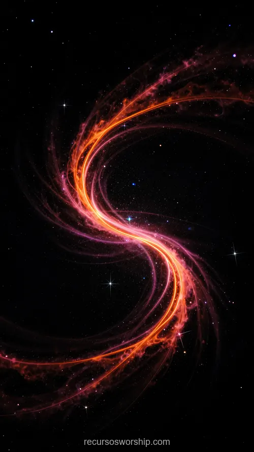 Nebula Espiral Naranja Magenta Rojo Fondo Negro Estrellas Dispersas Vertical Cosmica Estelar Nebula espiral naranja magenta rojo fondo negro estrellas dispersas vertical cosmico estelar nacimiento estrellas espacial overlay